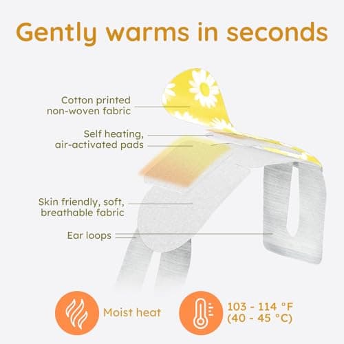 16 Pack Chamomile Steam Eye Mask for Dryness, Puffiness, Strain & Relaxation, Heated Eye Mask for Sleep & Travel, Self-Heating & Disposable Warm Compress, Travel Essentials, Relaxation Gifts for Women — view 3