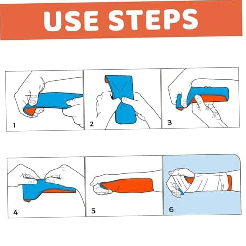 4Pcs First Aid Splint, 4.3x18.1" Emergency Medical Combat Splint, Built-in Aluminum Plate, for Medical, Sports, Home, First Aid, Pets — view 6