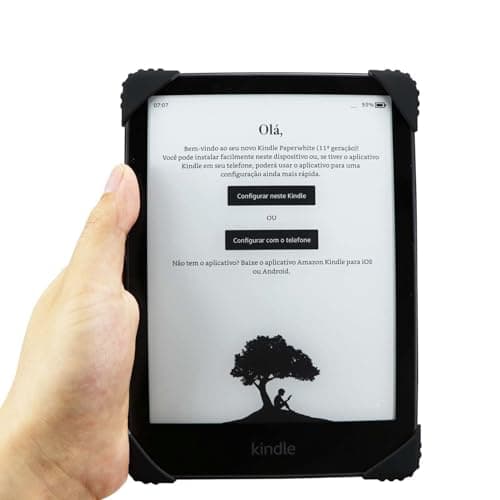 ZhaoCo Universal Silicone Hand Strap for 6-7'' eReaders, Black — view 2