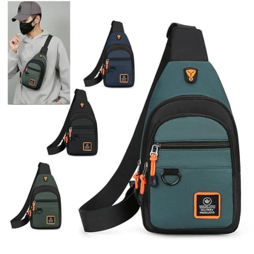 Small Sling Backpack Crossbody Bag - Anti-Theft, Chest Shoulder Daypack, Fanny Pack for Outdoors Hiking Traveling — view 4