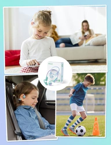 iClever OWS01 Kids Headphones Wireless Air Conduction Open Ear Headphones — view 6