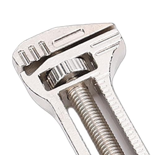 Yechiry 5 Pcs Multi Tool Wrench, Alloy Steel Portable Small Adjustable Wrench with Bottle Opener Nail Puller Caliper for Home Office Camping Fishing Hiking Travel Exploration — view 6