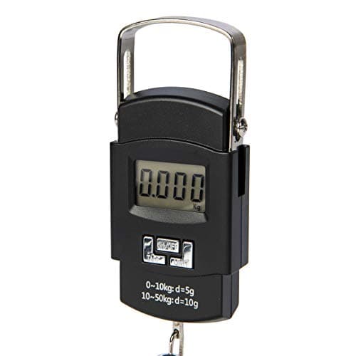 Hyindoor Portable Luggage Scale 50kg Electronic Digital Suitcase Travel Bag Hanging Weighing Scale — view 4