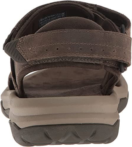 Teva Mens M Langdon Ankle Strap Sandals, Brown Walnut, 9 UK — view 3