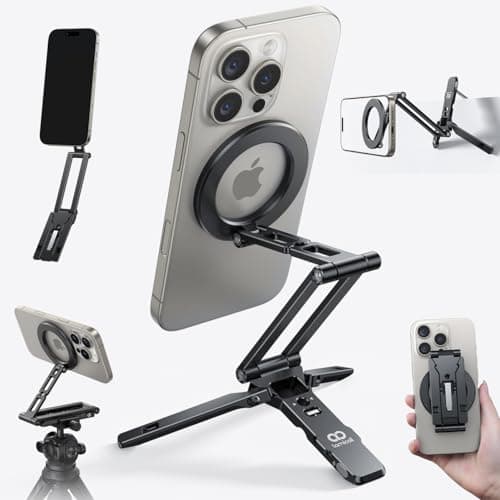 Lamicall for Magsafe Tripod Stand, [89g Ultra-Light] Magnetic Phone Tripod
