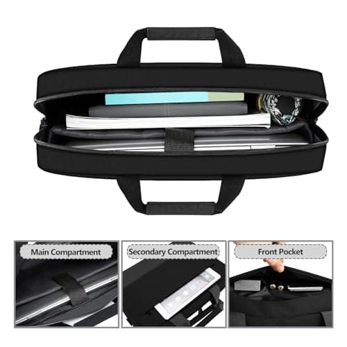Alfheim 17-17.3 Inch Waterproof Laptop Bag with Shoulder Strap — view 4