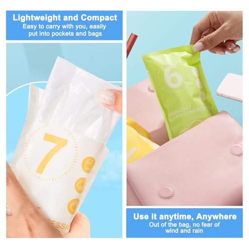 flintronic 6 Pack Waterproof Rain Ponchos Adult, Portable Clear Raincoats for Women and Men, Emergency Raincoats Adult with Hood for Outdoor Concert, Camping, Hiking — view 3
