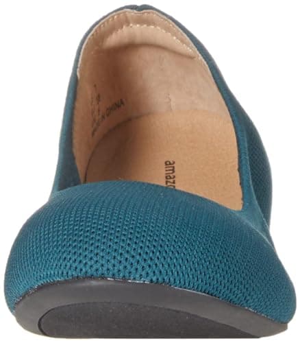 Amazon Essentials Women's Knit Ballet Flat, Dark Turquoise, 6 UK Wide — view 2
