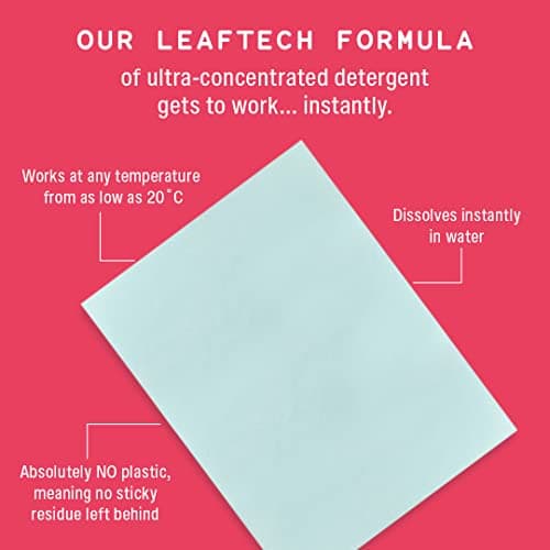 Wash With Leaf Non-Bio Laundry Detergent Sheets - Travel Size, 30 Washes — view 5