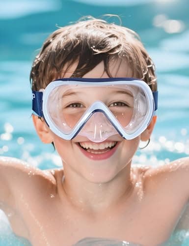 Supertrip Kids Swimming Goggles with Nose Cover for Ages 6-14 — view 2
