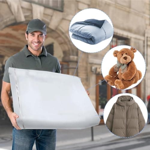10 Pieces Large Mailing Bags, 60 x 75 cm Plastic Postage Bags, Waterproof — view 6
