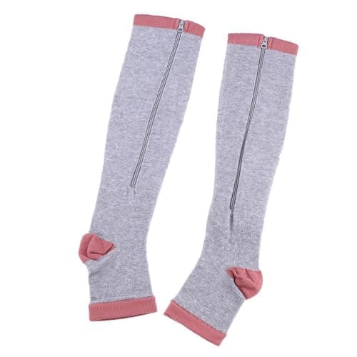 dijiusidy Mens Compression Socks Quick Release Open Toe Slimming Effect Excellent for Running Training Outdoor Sports Activities Compression Running Socks Womens — view 2