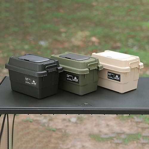 Stackable Outdoor Storage Box Camping Desktop Tissue Container Waterproof Carrying Hiking Carrier Cargo Car Trunk Organizer — view 6