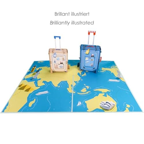 Sweetpopup® Pop Up Travel Card - 3D Greeting Card with Suitcases — view 5
