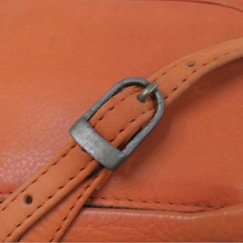 Luigi's Genuine Leather Cross-Body Bag – Adjustable Strap, Magnetic Lock, Zipper Pockets, Elegant Design(Tan) — view 6