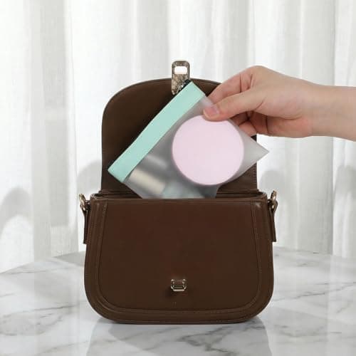 4 Pcs Clear Mini Makeup Bag, 4.9x4.5 Inch Waterproof Zipper Pouch, Small Cosmetic Bag for Women Travel Organizer, Coin Purse, Daily Toiletries Travel Office Supplies — view 5
