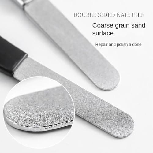 Nail File – Stainless Steel Double Sided Heavy Duty Manicure Tool — view 6