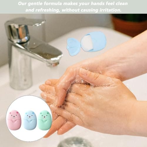 MEKEET Portable Travel Soap Sheets, 3 Boxes of 150PCS — view 4