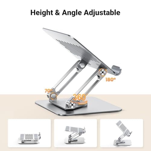 UGREEN iPad Stand Tablet Desk Holder Foldable Travel Portable Mount — view 3