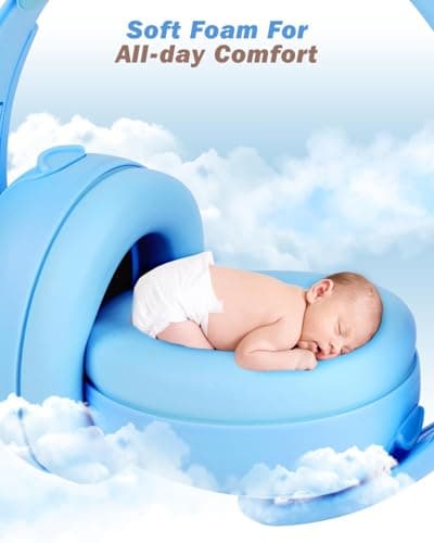 Baby Ear Defenders for Babies and Toddlers up to 36 Months - CE & UKCA Certified - 2-in-1 Infant Noise Reduction Earmuffs - Comfortable Baby Headphones Against Hearing Damage & Improves Sleep — view 6