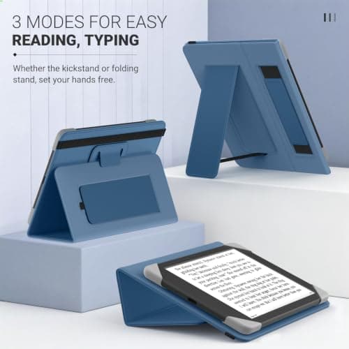 MoKo Universal Case for 6 inch kindle eReaders and Tablets, Dark Sea Blue — view 5