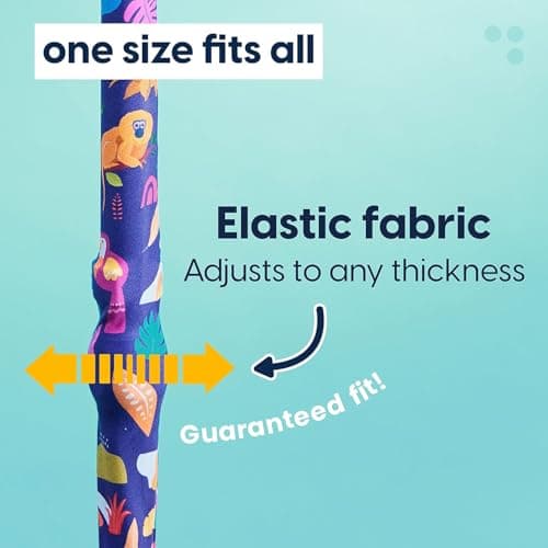 myCover Gothic Potion - Trendy Cover for Crutches and Canes - Fits All Crutches & Walking Sticks, Elastic Washable Fabric - 2 Pieces — view 3