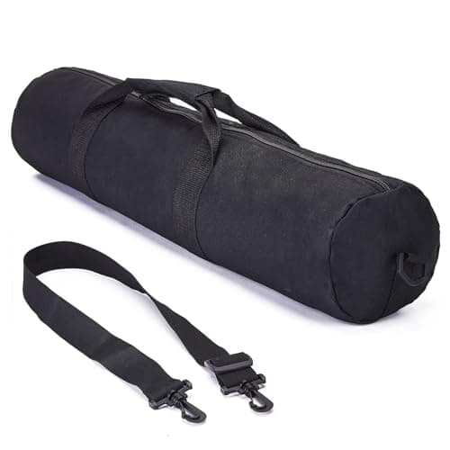 dekayaker Tripod Carrying Case Bag,22.4" x 7.5" Heavy Duty Nylon Padded Tripod Bag with Adjustable Shoulder Straps and Handles for Light Stand, Tripods, Monopods, Umbrellas, Softbox, Mic Stands,Black — view 2