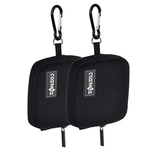 CM Pack of 2 Mini Pouch Case Bag Small Travel Storage Carrying Bag for MacBook Power Adapter Magsafe Power Adapter, Laptop Accessories Cables, Cords, USB Drives, Earphones — view 2