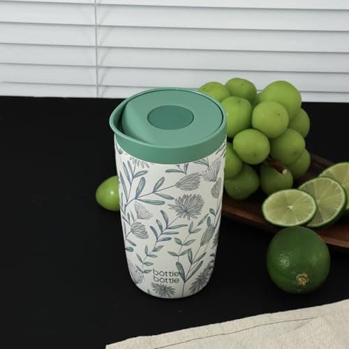 BOTTLE BOTTLE Travel Mug (Flourishing Flowers, 350, Milliliters) — view 5