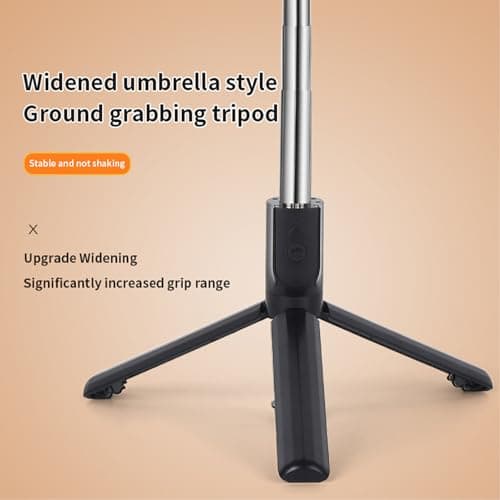 Erchineko Phone Tripod, 36.6-Inch Telescopic Aluminum, 360° Rotation — view 4
