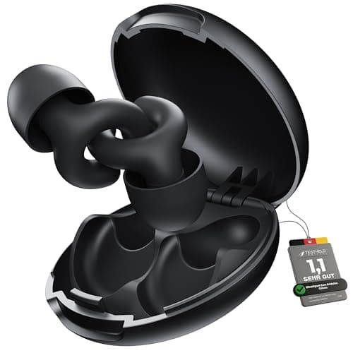 Ear Plugs for Sleep-an Ergonomic C-Shape Contour for a Personalized Fit and 28dB Noise Reduction. Discover Discreet, Pressure-Free Comfort for Travel & Focus