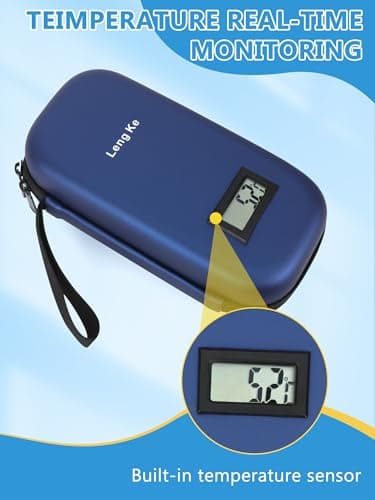 YOUSHARES Insulin Pen Cooler Travel Case with Temp Display for Monjaro Pen — view 2