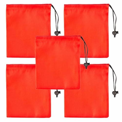 FYHJNC 5 Drawstring Storage Bags, Foldable, Waterproof Dry, Outdoor Travel, Small Items, Beach Sandbags, Portable Item Bags