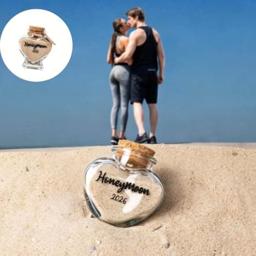 2026 Honeymoon Sand Keepsakes Jar with Heart Shape — view 2