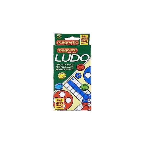 Paul Lamond Magnetic Travel Ludo, Mixed, 0830, Red, Blue, Green, Yellow