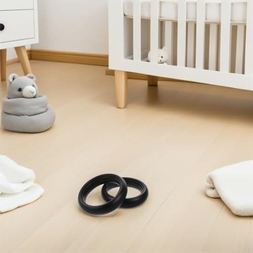 1pcs Baby Stroller Wheel 1 Pair Replacement Rubber Pushchair Wheels — view 6
