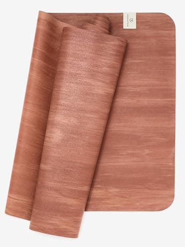 Yogamatters Eco Travel Yoga Mat 1mm | Lightweight, Foldable, Eco Friendly and Vegan | Non-Slip Exercise Mat for Yoga, Pilates, Gym and Fitness (Cinnamon)