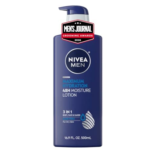 Nivea For Men Maximum Hydration Nourising Lotion for Dry Skin, 16.9 Ounce