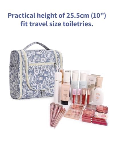 Narwey Large Travel Hanging Toiletry Bags for Women Wash Bag for Toiletries — view 5