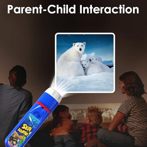Pup Go Sea World Projector Flashlight for Kid 3 4 5 6 7, Shark Toy for Boy — view 3
