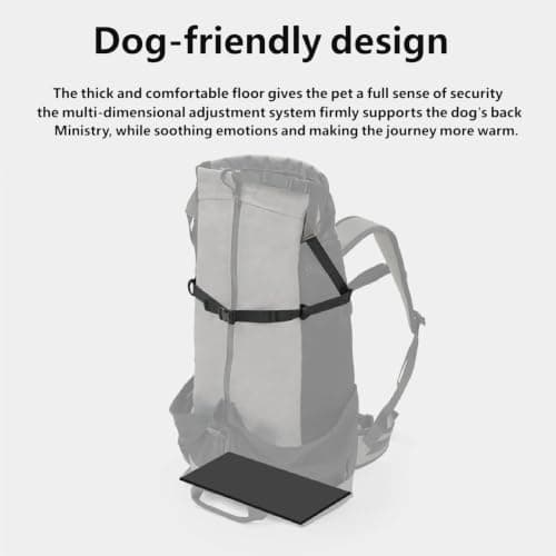 Large Dog Carrier Backpack, Adjustable Pet Travel Rucksack 15-30kg — view 6