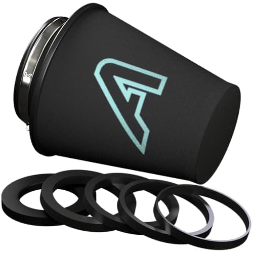 Filtech Air Filter Reducing Rings Universal Adapter Sleeve Reducer Kit From 89mm to 85mm, 80mm, 76mm, 70mm, 63mm - 5 Pack — view 4