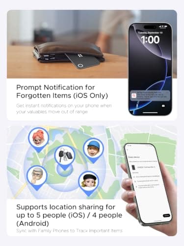 UGREEN FineTrack Slim2 Wallet Tracker for Apple Find My & Google Find Hub — view 5