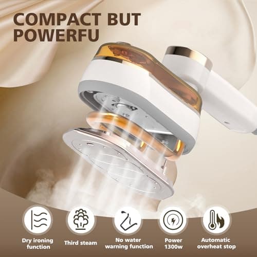 clothes steamer handheld travel garment steamer handheld 1200w steam iron clothes Foldable and Portable, Ideal for Home, Travel and Office, Quick at Removing Wrinkles — view 5