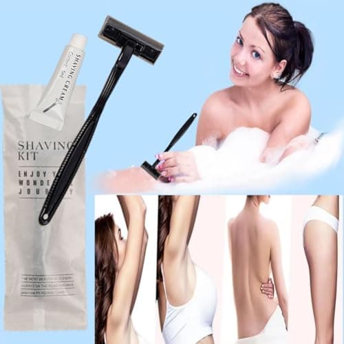 20Pack Luxury Disposable Razors Kit Individually Packed with Shaving Cream, Environmentally Friendly Travel Razor Toiletries Amenities Care Accessories, Versatile Razor Set for Home, Hotel — view 4