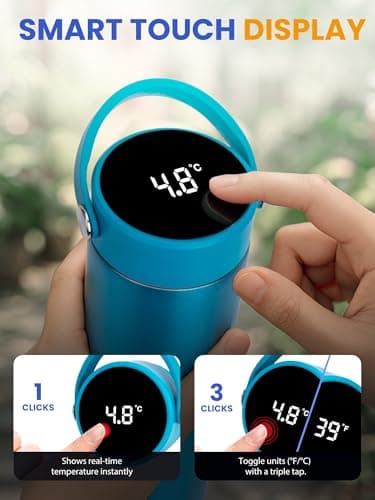 SUNMON Insulin Cooler Travel Case for Flight, Digital Temp Display — view 6