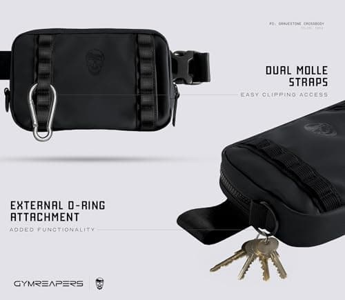 Gymreapers Cross Body Bag for Men - Fanny Pack for Men -Sling Bag for Women — view 4