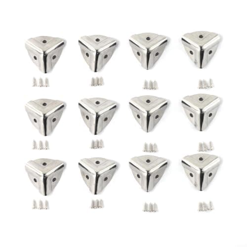 Silver Iron Box Corner 2.4cm for Suitcase Repair Kit
