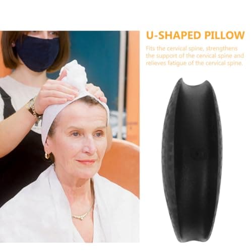 2pcs U-shaped Neck Rest Cushion Pvc for Salon Wash Basin — view 3