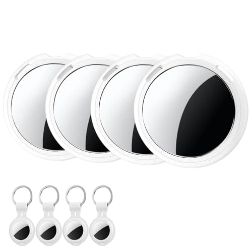 Air Tracker Tags 4 Pack [MFi Certified] Works with Apple Find My (iOS Only)